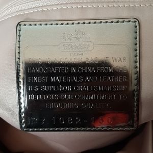 Authentic Leather Coach Purse
